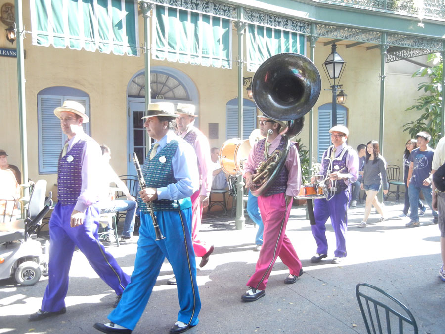 Streets of New Orleans Square in Disneyland